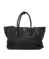 Logo Tote, &pound;895, Handbags, Black, Leather, Front view